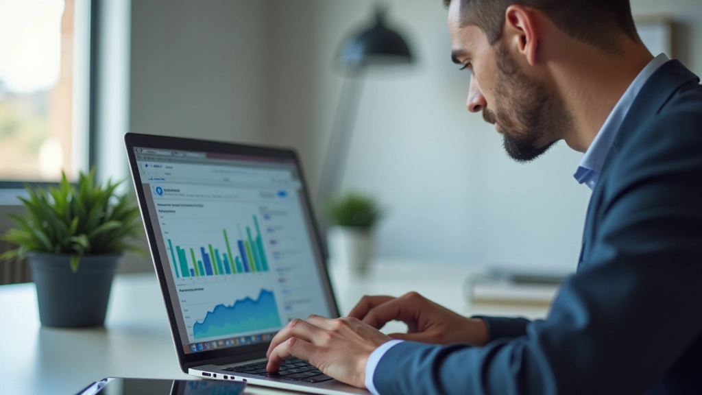 Statistiques de ventes et d'analytics affichées sur un écran d'ordinateur pour suivre la performance des créations vendues en ligne